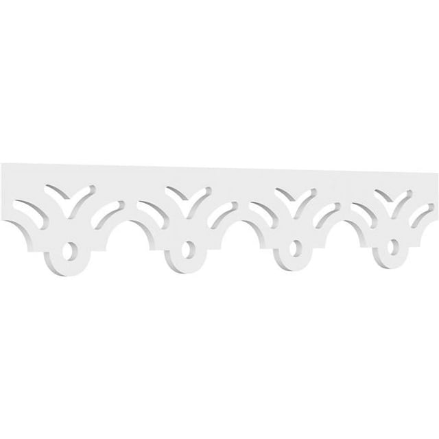 Ekena Millwork RUNP08X0625X48RBT 8 x 48 Po. Pitch 0.62 Po. Garniture de Course en PVC Grade Architectural Robertson
