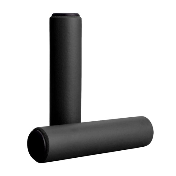koolsoo Mountain Bike Handlebar Grips Silicone Foam Shock Absorption Sleeve Soft Black