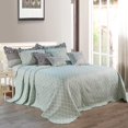 thumbnail image 3 of Home Soft Things Royal Scroll Bedspread, 122" x 106", Teal, 3 of 5