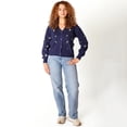 thumbnail image 4 of Devoted Knit Button-Up Cardigan with Floral Details, 4 of 5