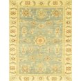 thumbnail image 1 of Ahgly Company Indoor Rectangle Abstract Mustard Yellow Oriental Area Rugs, 8' x 10', 1 of 6