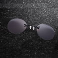 thumbnail image 1 of 2024 Retro Round Rimless Sunglasses Fashion Clip On Nose Glasses for Men Cycling Eyewear, 1 of 3