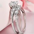 thumbnail image 3 of TopLLC Ring Ladies Bagues Femmes Mode Plein Diamant Diamant Rond Cadeau de Mariage 1Ensemble, 3 of 9