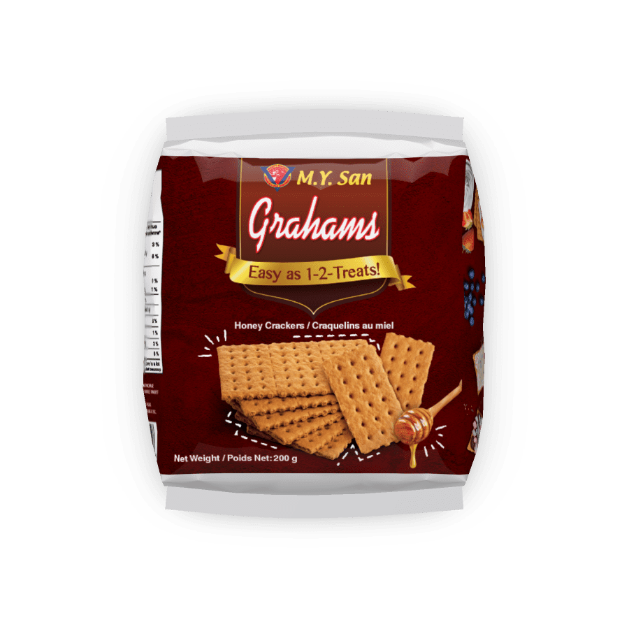 M.Y. San Honey Graham Crackers 8 x 25g per pack