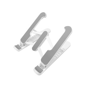 Tablette réglable multiangles Support de téléphone portable & Support de bureau universel pliable pour appareils mobiles Blanc