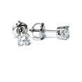 thumbnail image 3 of 1/3ct Excellent Cut Diamond Studs With Screw Backs 14k White Gold Lab Grown, 3 of 4