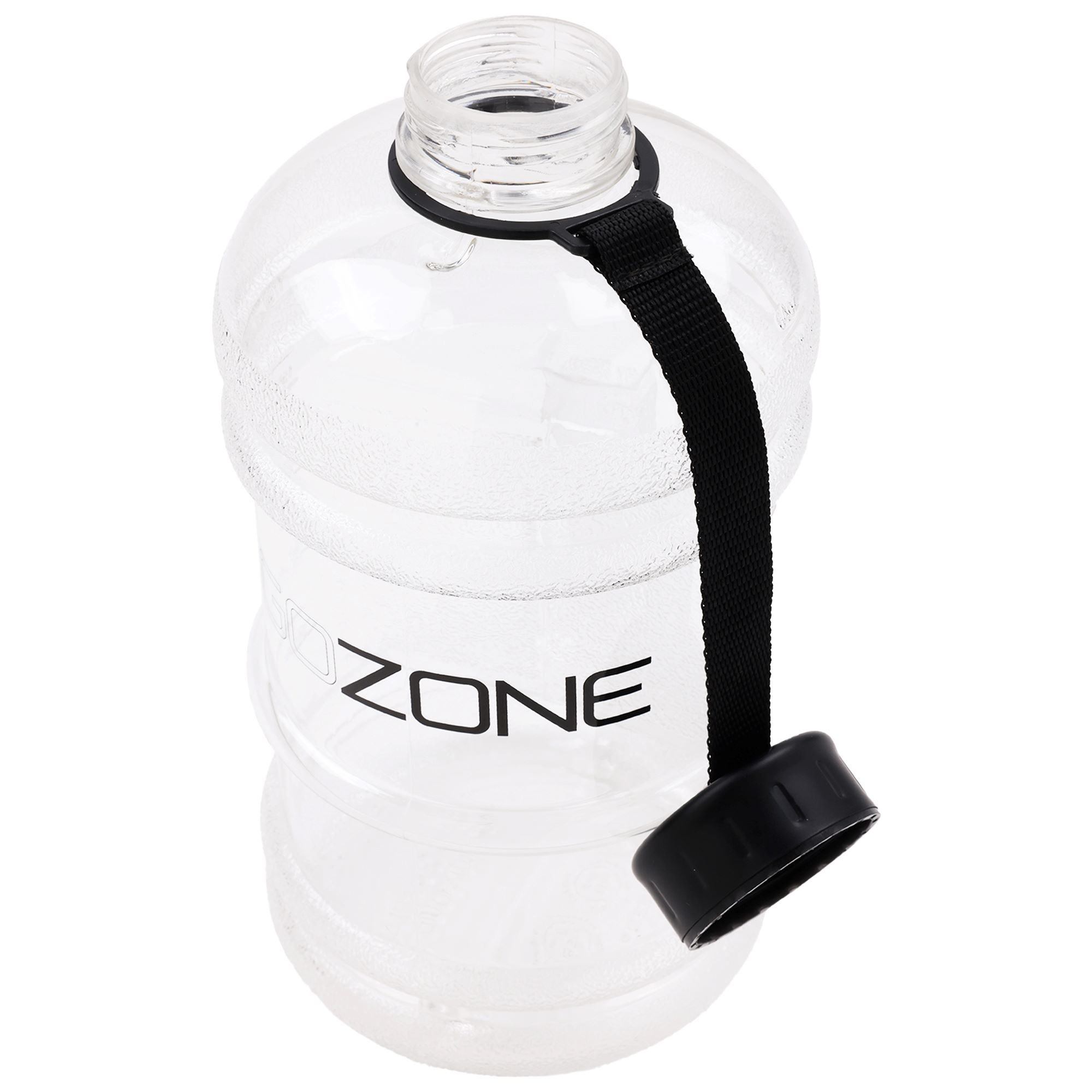 GoZone Pichet à Bouteille d'eau, Pichet à eau de Sport d'un Demi-gallon avec Poignée de Transport, Transparent, 64 oz