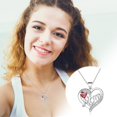 thumbnail image 5 of Dvkptbk Necklaces for Women Mom Letters Heart Shaped Necklace Love Heart Mom Pendant Necklace Jewelry Gifts Mothers Day Gifts (Red), 5 of 5