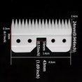 thumbnail image 4 of TAPDRA Cooler Clipper Blades 3 Pack Ceramic 18 Teeth for Wahl A5 3F 4F 5F 7F 10 30 40 50 Long Lasting Sharp, 4 of 8