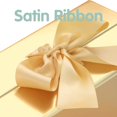 thumbnail image 4 of HAPPY POTATO Gift Box with Ribbon 9x6.5x3.8 Inches, Gold Gift Box with Lid and Ribbon, Bridesmaid Proposal Box, Magnetic Gift Box for presents (Glossy Gold), 4 of 6
