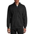 thumbnail image 1 of Gildan Men's Fleece Zip Hooded Sweatshirt, Style G18600, Black, Medium, 1 of 3