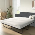 thumbnail image 1 of Coussin de Matelas de Sofa en Mousse Mémoire Gel de 4 Pouces Format Grand Lit, 1 of 9