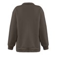 thumbnail image 5 of 2023 Chandails à Capuche de Noël pour Femmes Mode Décontractée Col à Revers Manches Longues T-Shirt Ample Blouse Chandail Hauts en Liquidation, 5 of 5