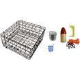 thumbnail image 1 of KUFA Vinyl(S60+CAM3) Coated Crab Trap with Crabbing Accessory Kit, 1 of 1