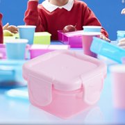 Ynlkorvg Food Storage Mini Plastic Food Storage Containers With Lids Small Airtight Containers Square School Lunch Containers For Children Leftover Food Containers