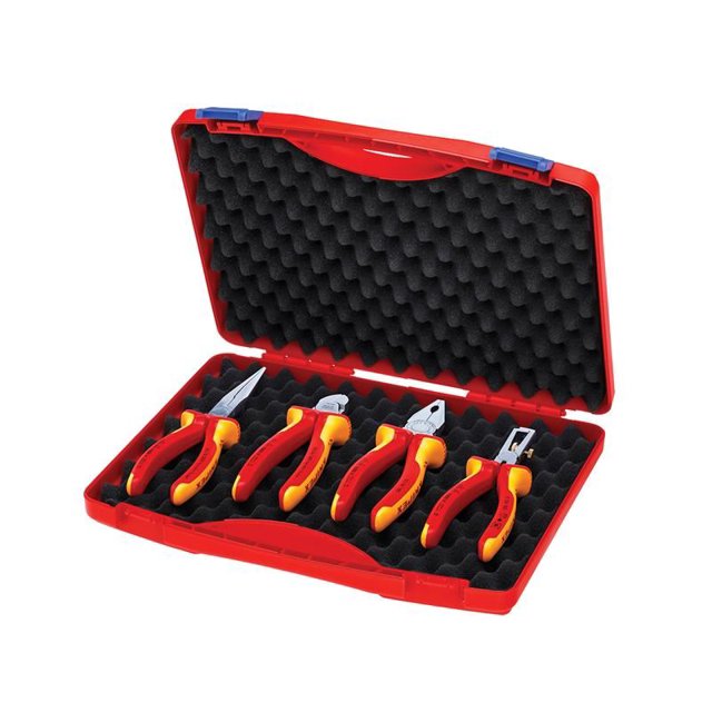 Knipex - VDE Pliers Set in Case, 4 Piece