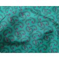 thumbnail image 4 of oneOone Silk Tabby Fabric Leaves & Swirl Block Decor Fabric Printed BTY 42 Inch Wide, 4 of 4