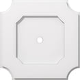 thumbnail image 2 of Ekena Millwork CMP14LE-01000 14 in. OD x 1 in. ID Square Locke Architectural Grade PVC Contemporary Ceiling Medallion, 2 of 4