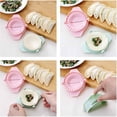thumbnail image 4 of Plastic Dumpling Maker 2 Pack Manual Dumpling Mold for Pot Stickers Pastries Easy to Use Kitchen Gadget for Shaping Dumplings Small Kitchen Tool for Homemade Asian Dumplings 4.1*3 Inches, 4 of 5