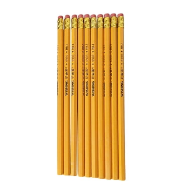 Qocolhg 10 Pack Unsharpened Wood Pencils with Eraser Hexagonal Pencil Graphite Pen for Adults Gifts Exam School Office Sketching Learning, Aesthetic Stationary