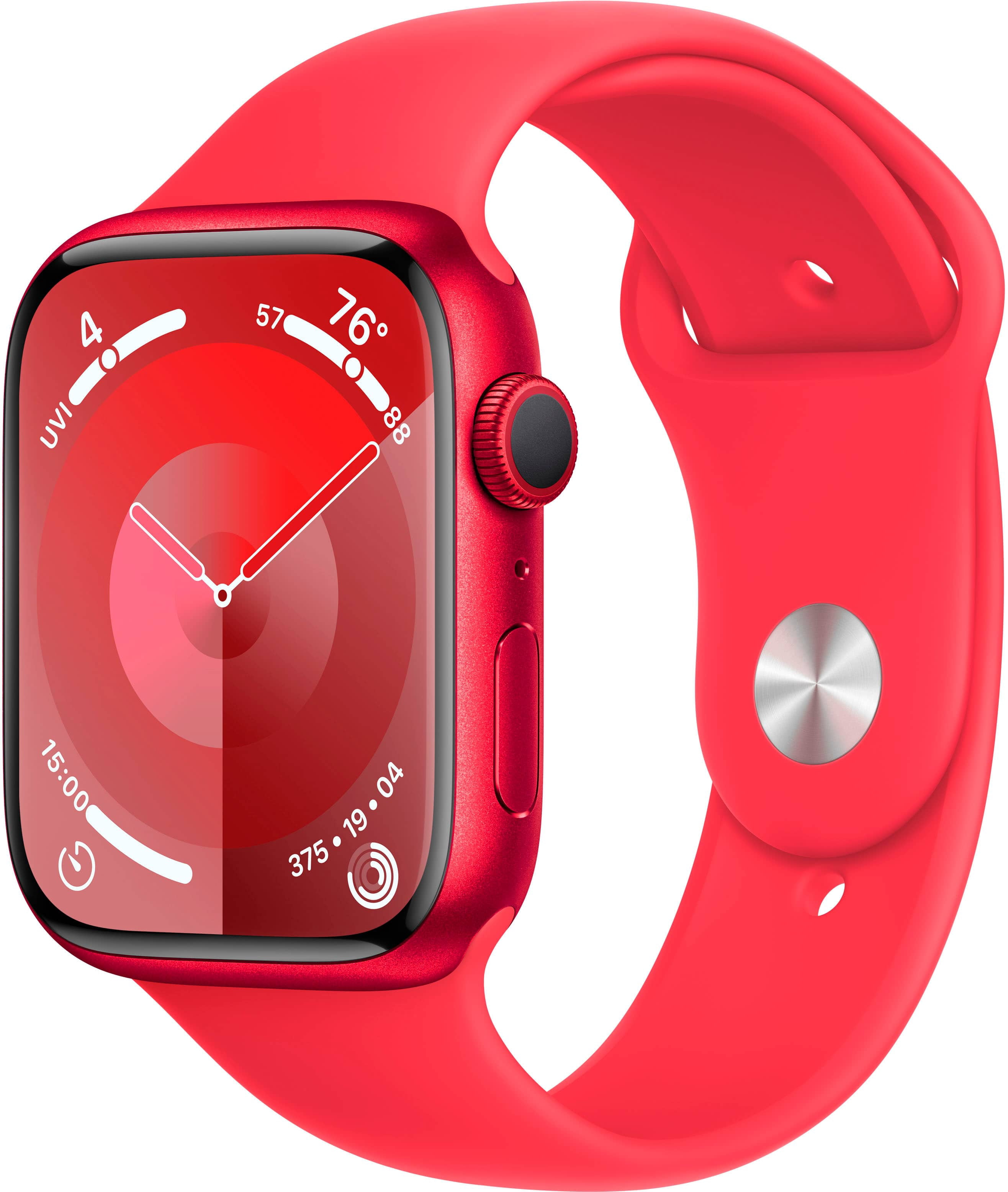 Refurbished Apple Watch Gen 9 Series 9 Cell 45mm (PRODUCT)RED Aluminum - (PRODUCT)RED Sport Band MRYG3CL/A