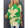 thumbnail image 2 of Women's One-Shoulder Mini Dress (With Belt) Beach Vacation Cover-Up, 2 of 8
