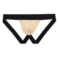 thumbnail image 1 of RXIRUCGD sous-Vêtements pour Hommes Homme Décontracté Mode Uni Aguichant sous-Vêtements T-back Ajouré sous-Vêtements pour Couples String pour Hommes sous-Vêtements pour Hommes Aguichant, 1 of 3