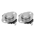 thumbnail image 1 of 2PCS Snap Disc Temperature Switch Bimetal Engineering Plastic 25A Thermostat for Motor Water Dispenser 250V 65℃, 1 of 1
