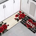 thumbnail image 1 of Products category Carpet Kitchen Carpet and Mat Set for Home Winter Floor Mat 2 Piece Kitchen Decorative Floor Covering, 1 of 4