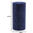 thumbnail image 4 of Root Candles 336220 Unscented Timberline Pillar Candle, 6-Inch, Abyss, 4 of 8