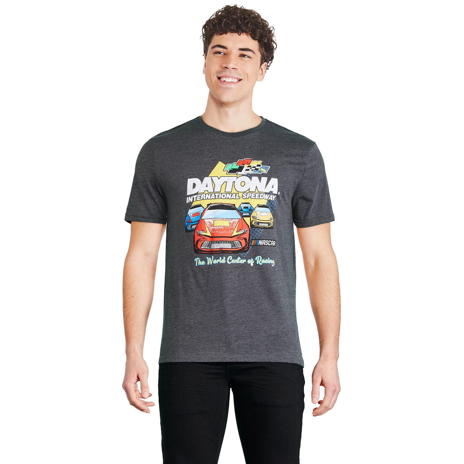 T-shirt à manches courtes NASCAR pour hommes