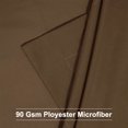 thumbnail image 3 of PiccoCasa Soft 1800 Microfiber Oxford Pillowcases 2Pcs, Queen Brown, 3 of 8