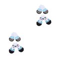 thumbnail image 2 of Xingzhi 4piece Anti-Slide Dog Socks - Cotton Thread Prevent Scratching And Slipping Dog Slipper Socks blue and white S 2Set, 2 of 6