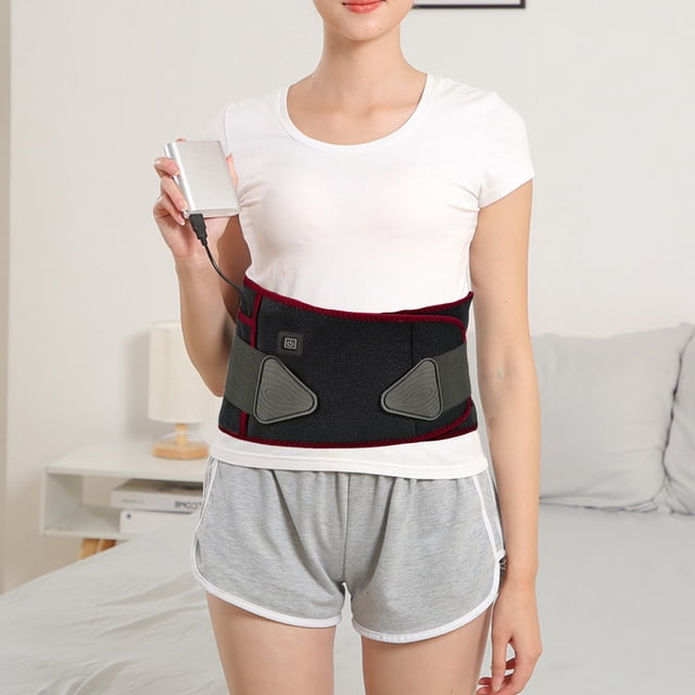 TIMIFIS Heating PadWireless Heating Pad Back Support, With Heating And Massage Function, Heating Pad, Can Be Connected To The Rechargeable Heatin -