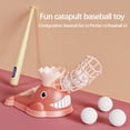 thumbnail image 4 of Children's Foot-Activated Baseball Ejector Pitching Machine Training Set for Indoor Outdoor Sports Parent-Child Play Auto Ball Launcher, 4 of 9
