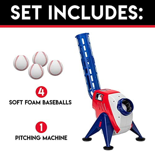 Franklin Sports Kids MLB Pitching Machine - MLB Baseball Pitching