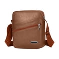thumbnail image 2 of Aodebiao Multi-Purpose Waterproof Sling Bag - Leather Adjustable Strap for Men & Women, Outdoor Adventure Gear & Multi-Compartment Design (24x20cm), 2 of 6