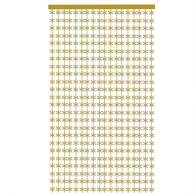 Snowflake Garland Metallic Foil Fringe Curtain Backdrop Decorative Door Window Curtain
