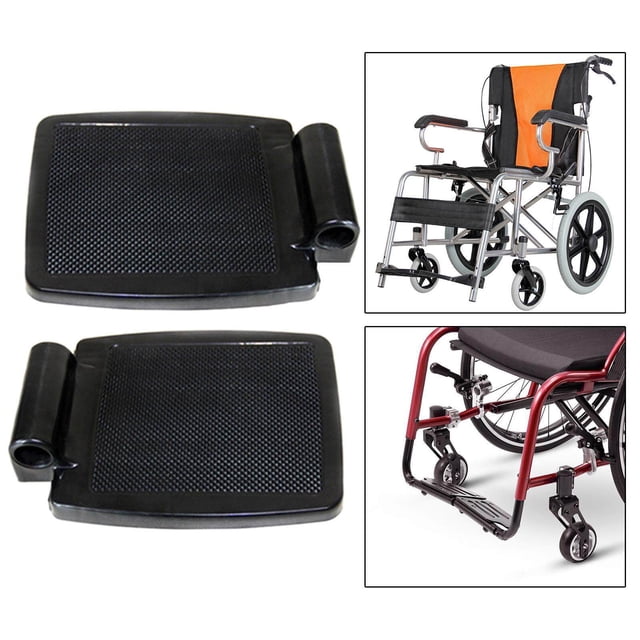 Langgg Universal Wheelchair Footrest Easy Install Accessories Plastic 2.2cm Hole
