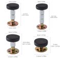thumbnail image 3 of Meiiso Adjustable Headboard Stabilizer Bracket Black Small 30-40Mm Hardware Adapter, Adjustable Threaded Headboard Stoppers/Bumper Against Wall Behind Bed Frame Protector, 3 of 9