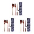 thumbnail image 4 of Maytalsory Set School Student Chopstick Fork Spoon Flatware with Storage Bag Type 3 3Set, 4 of 6