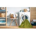 thumbnail image 2 of Ahgly Company Machine Washable Indoor Round Transitional Green Area Rugs, 6' Round, 2 of 7