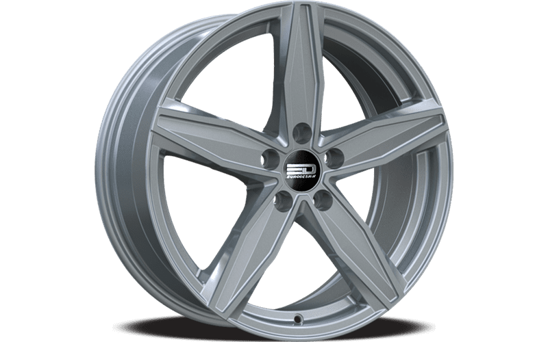 4 x jantes Euro Design Berlin en alliage Argent de 17x7.5 pouces