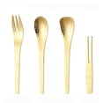 thumbnail image 1 of EGNMCR Hammer Cutlery Set, 4-piece Stainless Steel Cutlery Set, Metal Cutlery Set Including Dessert Coffee Stirring Spoon, Spoon, Fruit Dessert Fork Metal tableware, 1 of 8