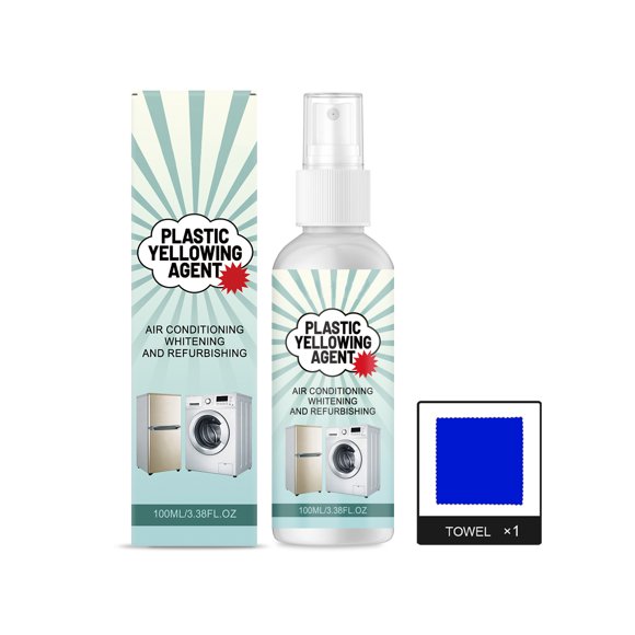 SIYTUAU Yellowing Plastic Restorer For Electronics Appliances Toys 100Ml Fast Acting Remover Effective Stain Remover For Plastic Surface Cleaner