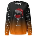 thumbnail image 4 of Chandail pour Femmes Merry 2002 Chandail pour Femmes Imprimé de Noël Col Rond Tenue 1 Pce pour Femmes Col Rond Coupe Chandail à Enfiler Hauts Convenable Chandail à Manches Longues pour Femmes Chandails d'Entraînement Blouse Ample, 4 of 4
