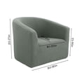 thumbnail image 3 of Chair Slipcover Stretch Barrel Chair Covers Printed Tub Chair Slipcovers Soft Spandex Armchair Cover Removable Couch Furniture Protector Arm Chair Cover For Li, Czzoypi Chair Slipcover Stretch, 3 of 7