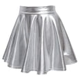 thumbnail image 4 of 2025 Jupe Évasée Décontractée Plissée en Ligne A avec Cerceau Jupon Jupe pour Femme Mini Jupe en Tulle Brillante pour Femmes, 4 of 7