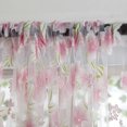 thumbnail image 4 of Flower Sheer Curtain Tulle Window Voile Drape Valance 1 Panel Fabric, 4 of 8