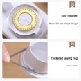thumbnail image 4 of Kitchen Storage Containers with Lids Airtight Rice Airtight Storage Container, Household Cereals Container Grain Storage Bin for Oatmeal, Grain, Cereal, Pasta, Flour, 4 of 8